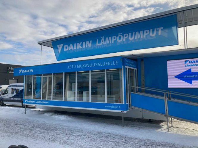 Olemme mukana Lahden Raksa-messuilla osastolla U6 Daikin messurekassa - Tutustu kylmakarki.fi